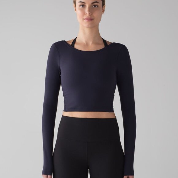 LULULEMON Arise Cropped Long Sleeve - Picture 1 of 6